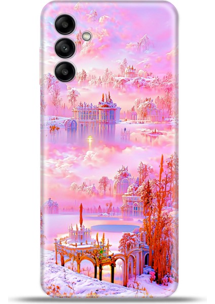 Samsung Galaxy A04S Kılıf Esnek Silikon Kamera Koruma 4K Desenli Özel Tasarım - Aşk Mevsimi