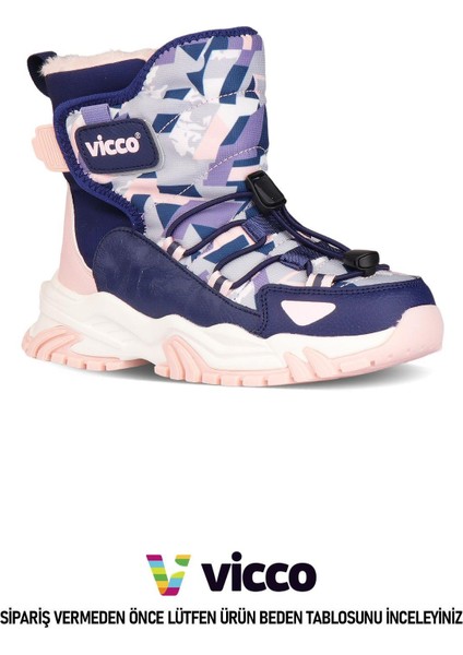 Alesta Kar Botu Kız Çocuk Lacivert
