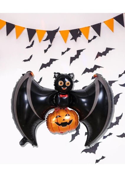 Cadılar Bayramı Balonu Yarasa Balkabağı Halloween Balonu modelleri