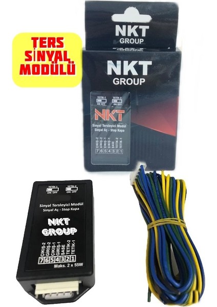 Sinyal Tersleyici Modül Sinyal ve Parkların Ters Cakışması Uyumlu