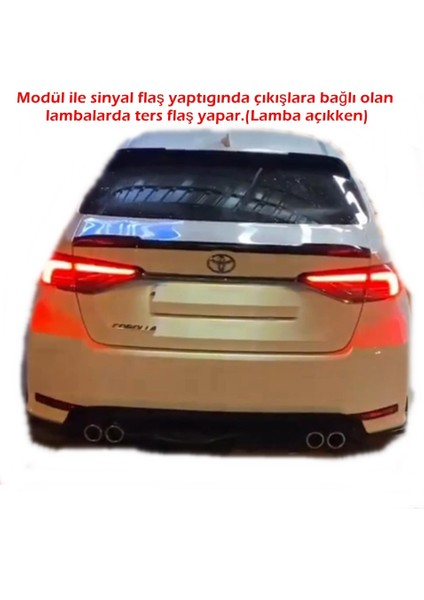 Sinyal Tersleyici Modül Sinyal ve Parkların Ters Cakışması Uyumlu