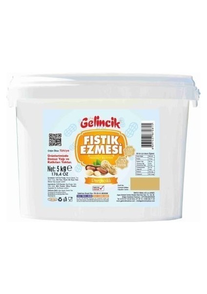 Parçacıklı Fıstık Ezmesi 5 kg