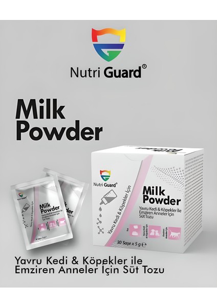 Nutri Guard Milk PowderYavru Kedi,köpekler Ve Emziren Anneler Için Süt Tozu