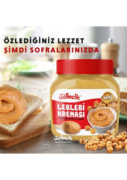 Kahvaltılık Sürülebilir Doğal Katkısız 650GR Özel Üretim Orijinal Leblebi Kreması fırsatları