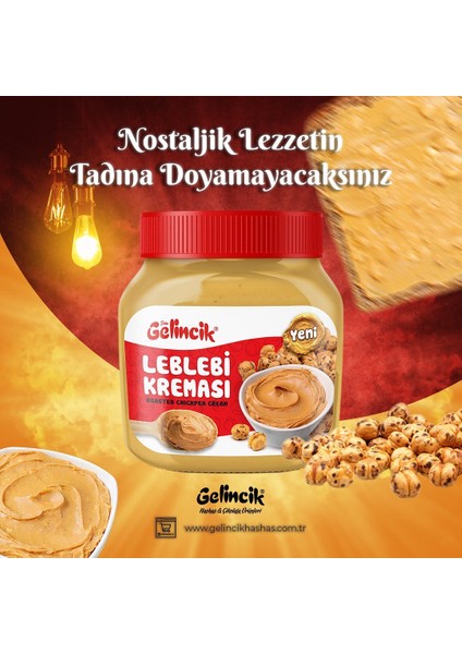 Kahvaltılık Sürülebilir Doğal Katkısız 650GR Özel Üretim Orijinal Leblebi Kreması