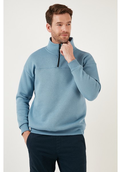 Regular Fit Pamuklu Içi Tüylü Yumuşak Şardonlu Kışlık Sweat Erkek Sweat 59053431 fırsatları