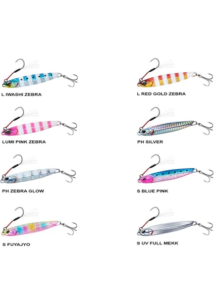 Samurai Jig R 30 Ph Zebra Glow    