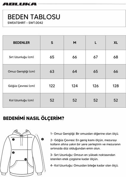 Oversize Baskılı Kapüşonlu Sweatshirt Mavi