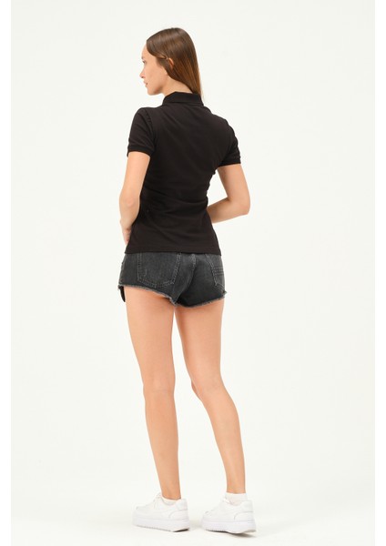 Kadın Regular Fit Polo Yaka T-Shirt fırsatları