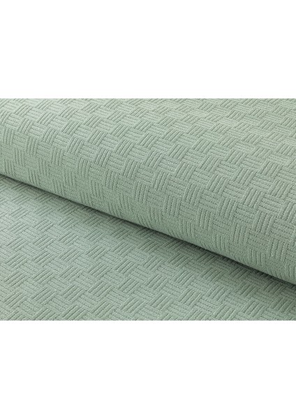 Plain Pamuklu Çift Kişilik Pike 200X220 cm Yeşil
