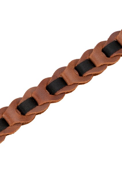 Gerçek Deriden El Yapımı Köpek Gezdirme Kayışı 215 cm Uzunluk çelik Gemici Kancalı ergonomik El Tutma Sapı taba