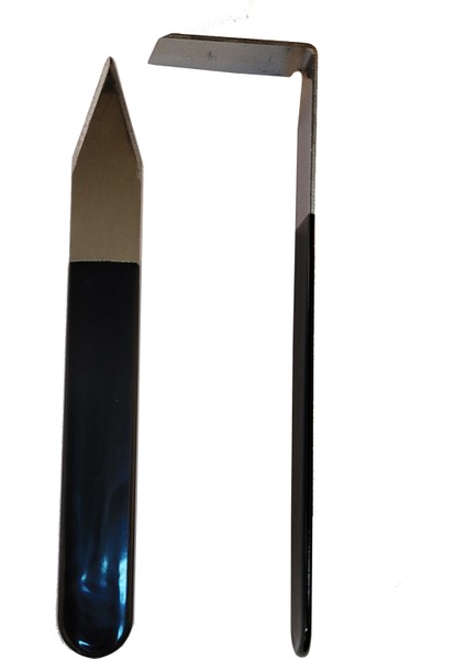 Metal Kazıma Seti 2'li - Paslanmaz Çelik 4 Set