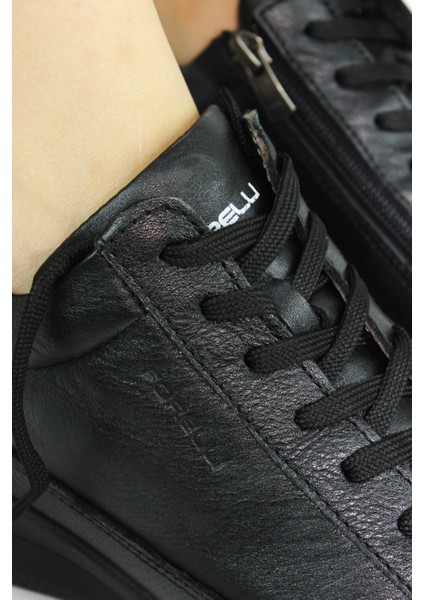 Kadın Fermuarlı Hakiki Deri Ortopedik Spor Tarz Günlük Bot F24/B27954 indirimleri