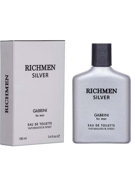 Richmen Silver Edt For Man 100 Ml