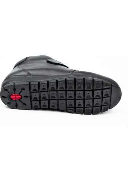 572 Ortopedik Hakiki Kadın Deri Bot Siyah indirimleri