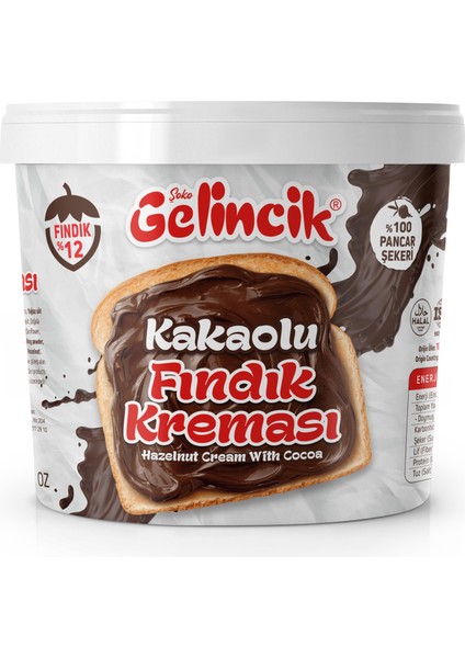 Kahvaltılık Sürülebilir Katkısız 10 kg Kakaolu Fındık Kreması