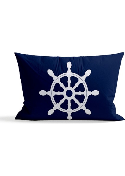 Dümen Navy Blue 30CM x 50CM / Marin Temalı Çift Taraflı Kırlent Kılıfı fiyatları