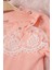 Somon Kız Bebek Dantel Yakalı Uzun Kol Çıtçıtlı Badi 16840 4