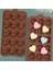 15 Kalp Silikon Çikolata Mold Mutfak Biscuit Pastry Hand Baking Mold (Yurt Dışından) 4