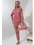 Fwn 5008 Peluş Welsoft Polar Kışlık Yumoş Kadın Pijama Takımı 1