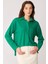 Önü Düğmeli Beli Bağcıklı Tek Cep Örme Bluz 1