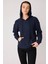 Omuz Dekolteli Kanguru Cep Kapüşonlu Sweatshirt 4