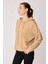 Omuz Dekolteli Kanguru Cep Kapüşonlu Sweatshirt 4