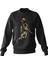 Oversize Smaçör Astronot Baskılı Çocuk Sweatshirt 1