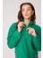 Dik Yaka Fermuarlı Örme Sweatshirt 4