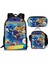 Sonic Sırt Çantası Sonic2 Öğrenci Okul Çantası Çocuk Yemek Çantası Kalem Kutusu Üç Parçalı Set (Yurt Dışından) 1