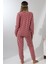Fawn 5003 Peluş Welsoft Polar Kışlık Yumoş Kadın Pijama Takımı 2