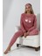 Fawn 5003 Peluş Welsoft Polar Kışlık Yumoş Kadın Pijama Takımı 3