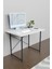 60X90 Çalışma Masası Metal Ayaklı Ders Çalışma Ofis Masası Beyaz 1