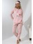 Fawn 5003 Peluş Welsoft Polar Kışlık Yumoş Kadın Pijama Takımı 3