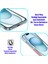 iPhone 15 Pro Uyumlu Şeffaf Kılıf Kamera Korumalı ve Şarj Soket Tıpalı Elden Kaydırmaz Esnek Silikon 2