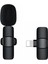 K11 Lightning Kablosuz Wireless Hd Yaka Mikrofonu Siyah WNE0204 5