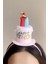 Happy Birthday Pasta Figürlü Doğum Günü Tacı Peluş Parti Taç 4