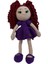 Amigurumi Organik Oyuncak-Uyku Arkadaşı -Örme Mor Bebek 1