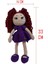 Amigurumi Organik Oyuncak-Uyku Arkadaşı -Örme Mor Bebek 2