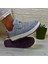 Enner Pu Gri-Beyaz-Gülkurusu Fuspetli Sneaker Spor Ayakkabı 1