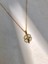 Nature Çelik Zirkon Taşlı Sedef Yonca 48 cm Rose Gold Renk Kolye 3