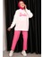 Krem Barbie Baskılı İki İplik Sweatshirt 2