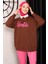 Kahverengi Barbie Baskılı İki İplik Sweatshirt 1