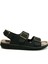 Siyah Tokalı Anatomik Comfort Sandalet 2