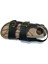 Siyah Tokalı Anatomik Comfort Sandalet 4