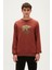 Bad Bear Re-Fınger Crewneck Turuncu Erkek Sweatshirt 1