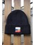 Navy Blue Beanie Lacivert Dokuma Etiketli Soft Yıkama Yünlü Katlamalı Örgü Bere 1