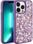 Apple iPhone 12 Pro Max Kılıf Zore Parlak Taşlı Tasarım Linea Kapak 2