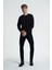 Erkek Siyah Oversize Fit Erkek Kazak LF2033897 1