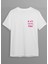 Beyaz Dont Kill My Vibe Baskılı T-Shirt H011 1